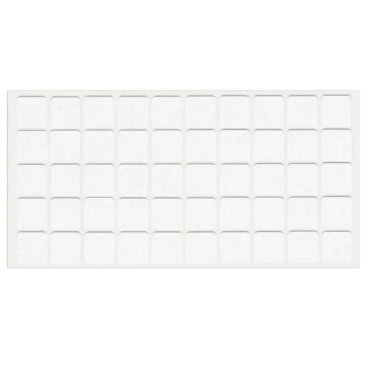 Selbstklebendes Filzpad 20x20mm Weiß – Furnica