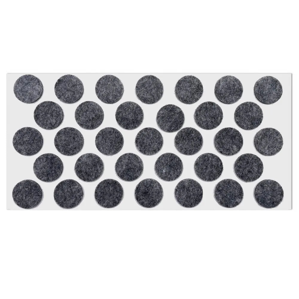 Selbstklebendes Filzpad Ø24mm Grau – Furnica