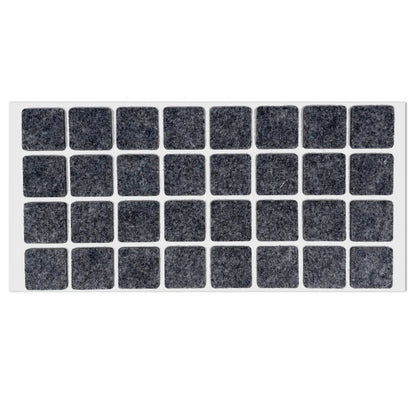 Selbstklebendes Filzpad 25x25mm Grau – Furnica
