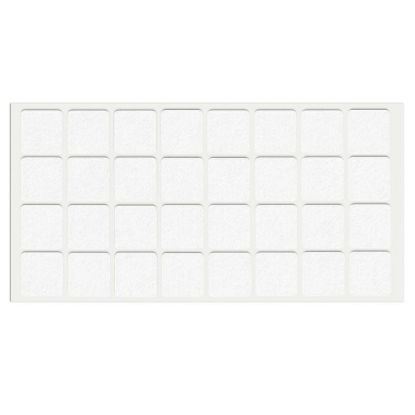 Selbstklebendes Filzpad 25x25mm