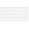 Selbstklebendes Filzpad 25x25mm Weiß