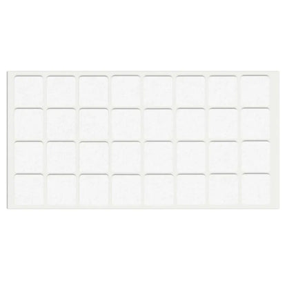 Selbstklebendes Filzpad 25x25mm Weiß – Furnica