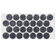 Selbstklebendes Filzpad Ø28mm Grau – Furnica