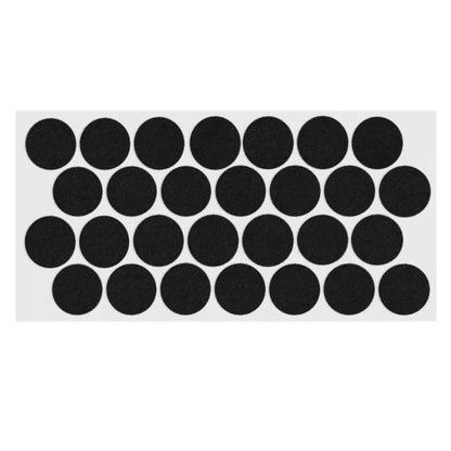 Selbstklebendes Filzpad Ø28mm Schwarz – Furnica