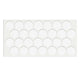 Selbstklebendes Filzpad Ø28mm Weiß – Furnica