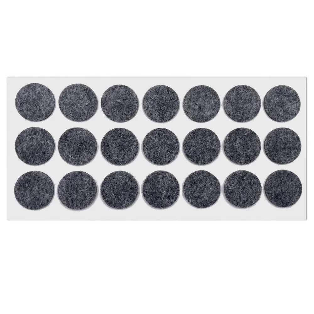 Selbstklebendes Filzpad Ø30mm Grau – Furnica