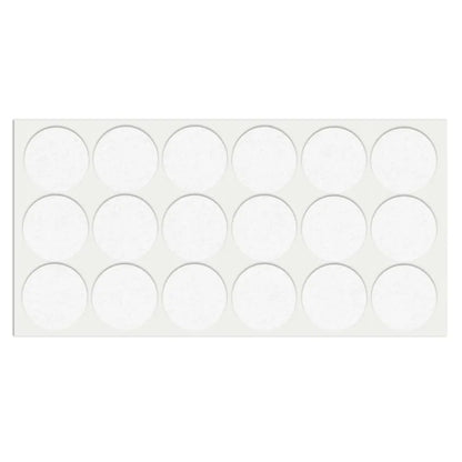 Selbstklebendes Filzpad Ø35mm Weiß – Furnica