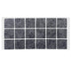 Selbstklebendes Filzpad 35x35mm Grau – Furnica