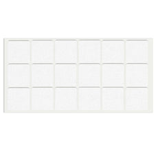 Selbstklebendes Filzpad 35x35mm Weiß