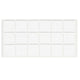 Selbstklebendes Filzpad 35x35mm Weiß – Furnica