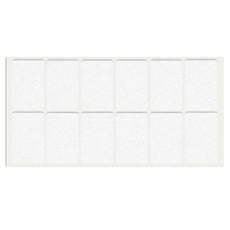 Selbstklebendes Filzpad 35x55mm Weiß
