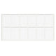 Selbstklebendes Filzpad 35x55mm Weiß – Furnica