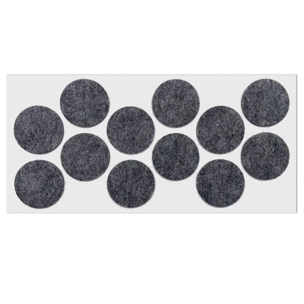 Selbstklebendes Filzpad Ø40mm Grau – Furnica