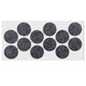 Selbstklebendes Filzpad Ø40mm Grau – Furnica