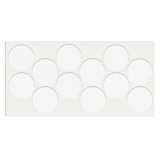 Selbstklebendes Filzpad Ø40mm Weiß – Furnica