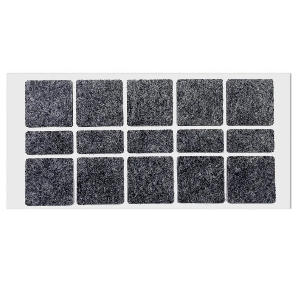 Selbstklebendes Filzpad 40x40mm/20x40mm Grau – Furnica