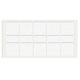 Selbstklebendes Filzpad 40x40mm/20x40mm Weiß – Furnica