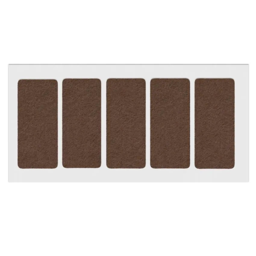 Selbstklebendes Filzpad 40x90mm Braun – Furnica