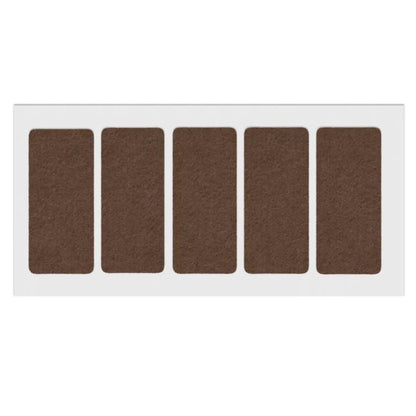 Selbstklebendes Filzpad 40x90mm Braun – Furnica