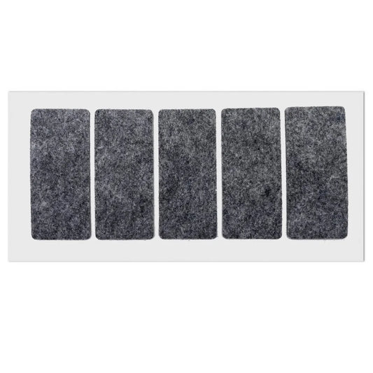 Selbstklebendes Filzpad 40x90mm Grau – Furnica