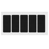 Selbstklebendes Filzpad 40x90mm Schwarz