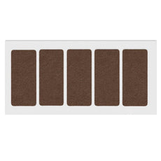Selbstklebendes Filzpad 40x90mm Braun