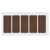 Selbstklebendes Filzpad 40x90mm Braun