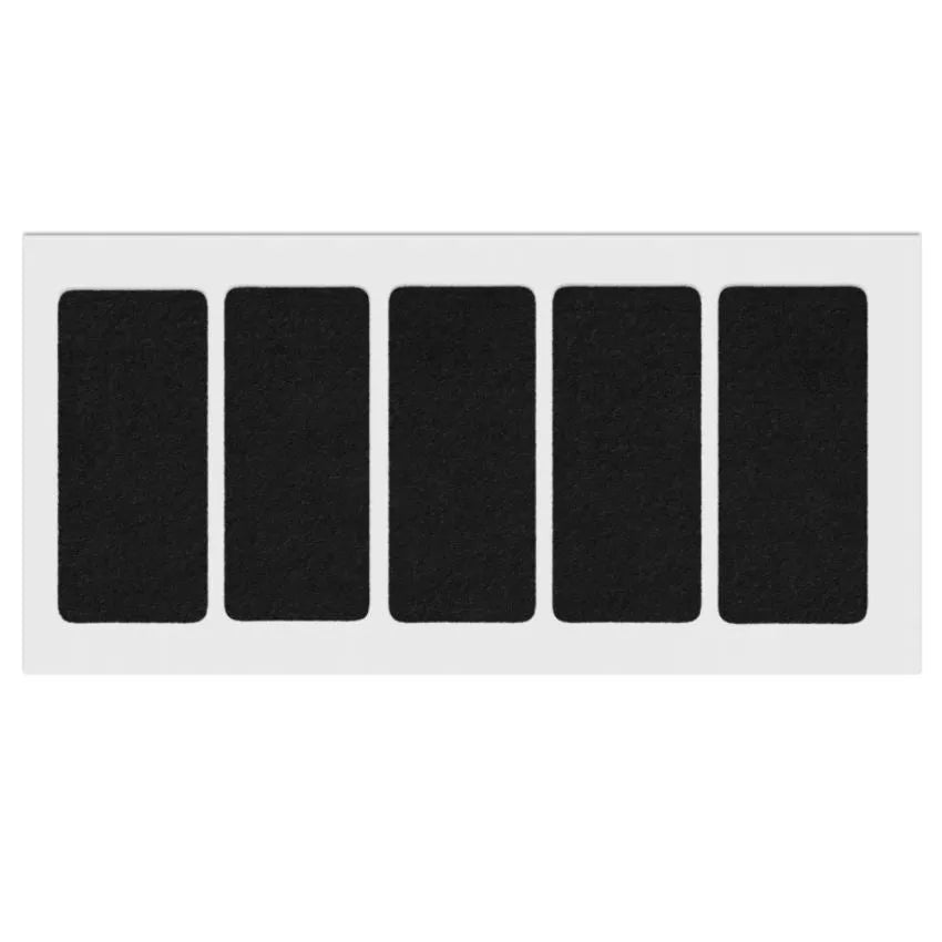 Selbstklebendes Filzpad 40x90mm Schwarz – Furnica
