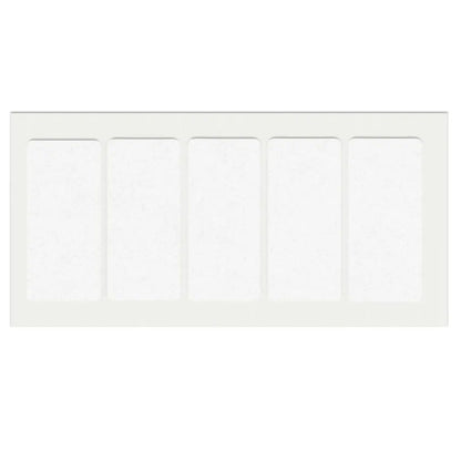 Selbstklebendes Filzpad 40x90mm Weiß – Furnica