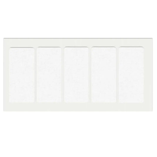 Selbstklebendes Filzpad 40x90mm Weiß – Furnica