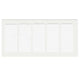 Selbstklebendes Filzpad 40x90mm Weiß – Furnica