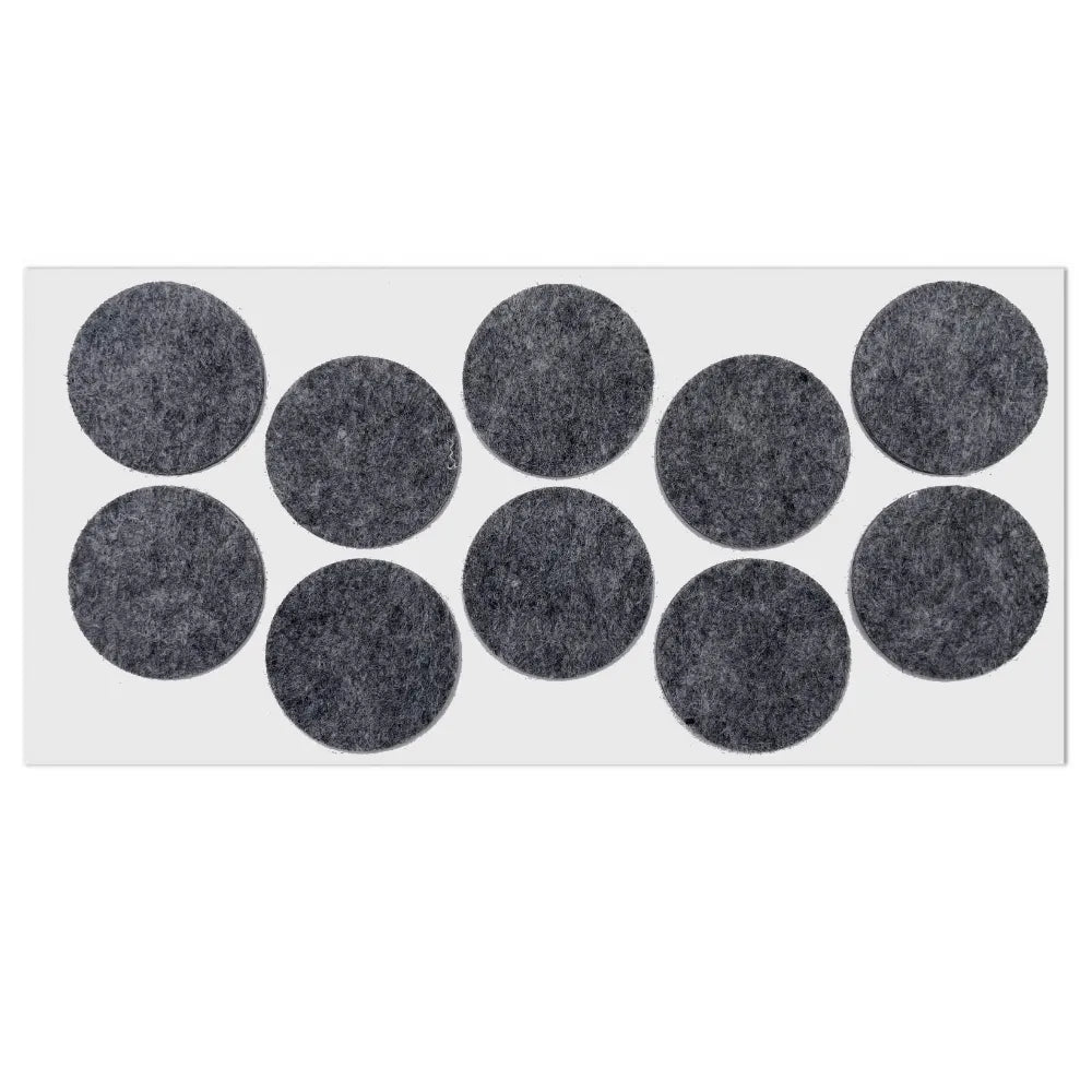 Selbstklebendes Filzpad Ø45mm Grau – Furnica