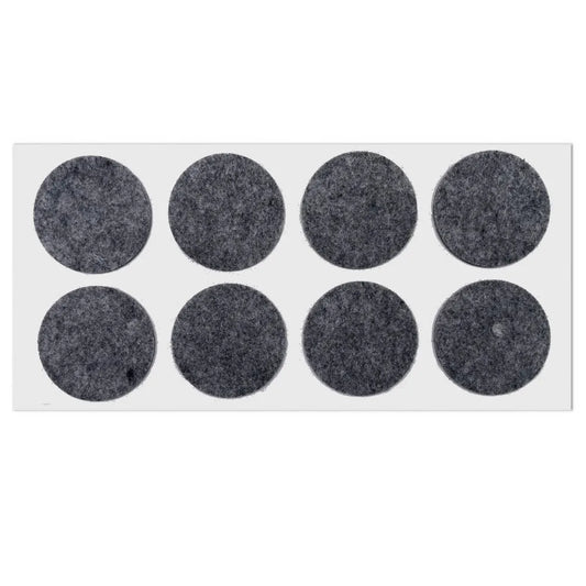 Selbstklebendes Filzpad Ø50mm Grau – Furnica