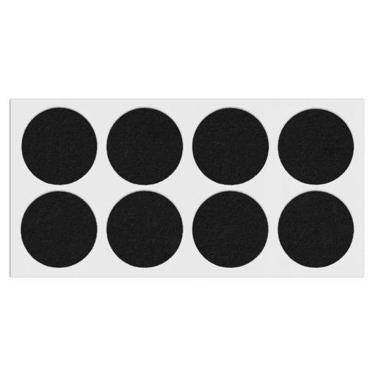 Selbstklebendes Filzpad Ø50mm Schwarz – Furnica