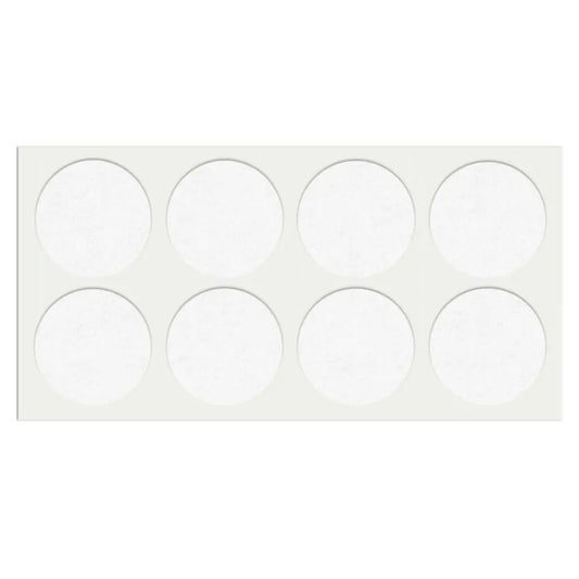 Selbstklebendes Filzpad Ø50mm Weiß – Furnica