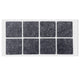 Selbstklebendes Filzpad 50x50mm Grau – Furnica