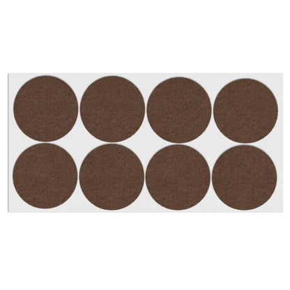 Selbstklebendes Filzpad Ø55mm Braun – Furnica