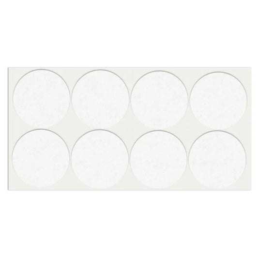 Selbstklebendes Filzpad Ø55mm Weiß – Furnica