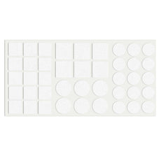 Selbstklebendes Filzpad Mix Weiß