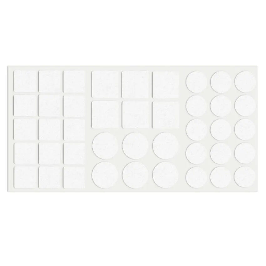Selbstklebendes Filzpad Mix Weiß – Furnica