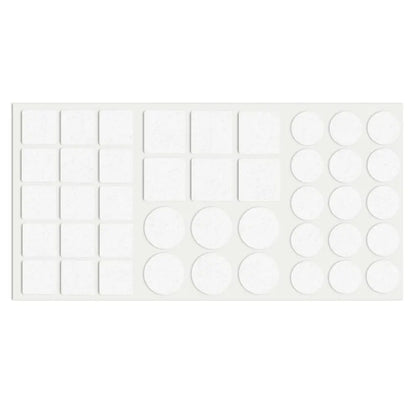 Selbstklebendes Filzpad Mix Weiß – Furnica