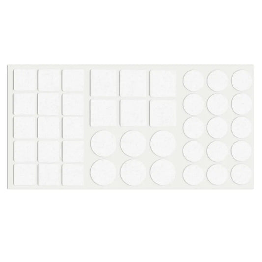 Selbstklebendes Filzpad Mix Weiß – Furnica