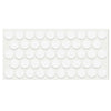 Selbstklebendes Filzpad Ø20mm Weiß