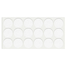 Selbstklebendes Filzpad Ø35mm Weiß