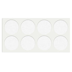Selbstklebendes Filzpad Ø50mm Weiß