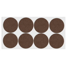 Selbstklebendes Filzpad Ø55mm Braun