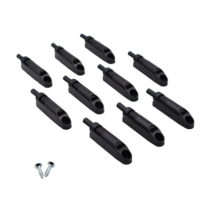 Soft-Close Schranktürdämpfer - Schwarz (10 Stück) – Furnica