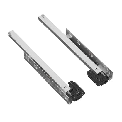 Soft-Close Unterflurführungen Schubladenschienen, Vollauszug 250mm - 600mm – Furnica