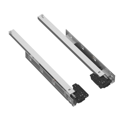 Soft-Close Unterflurführungen Schubladenschienen, Vollauszug 250mm - 600mm – Furnica