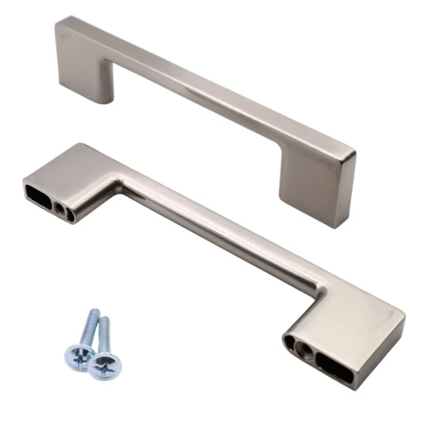 TECHNO Möbelgriff 96mm - Gebürsteter Stahl – Furnica